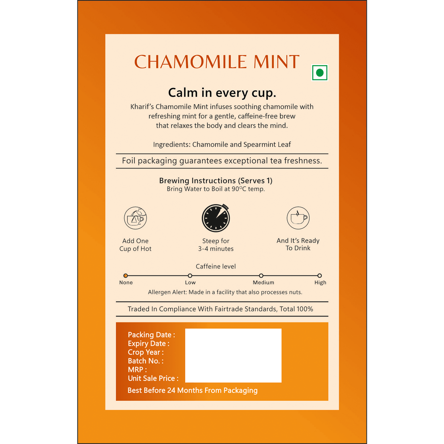 Chamomile Mint Tea