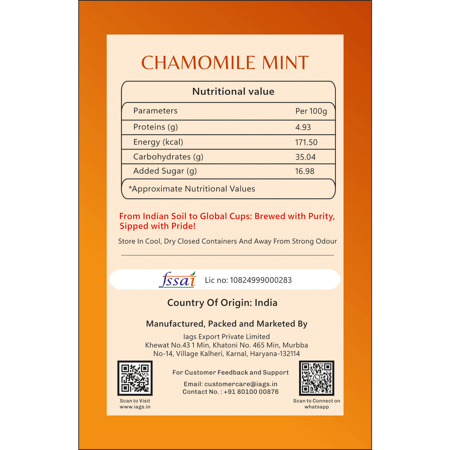 Chamomile Mint Tea