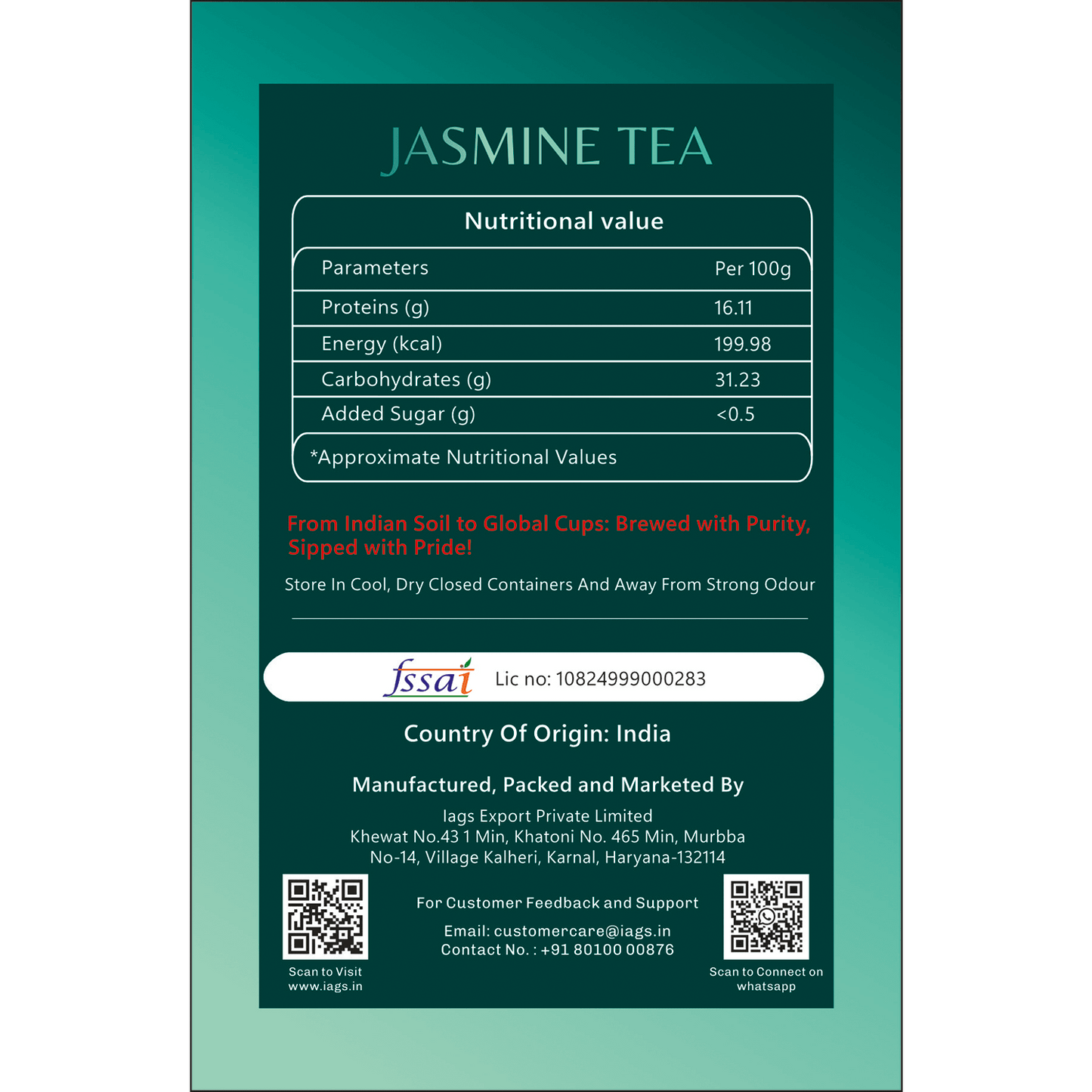 Jasmine Green Tea