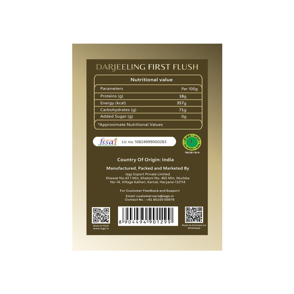 Darjeeling first flush Black Tea