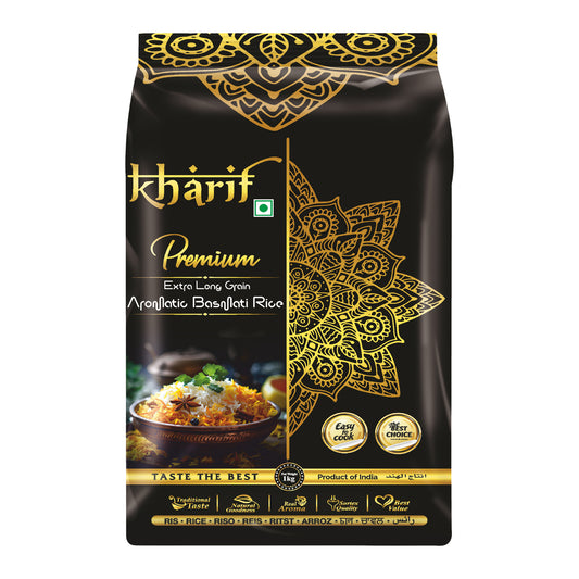 Kharif Premium 1KG (Extra long grain aromatic basmati rice)